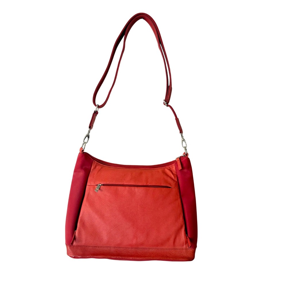Gun Tote'n Mamas Concealed Carry Handbag‎ Leather Shoulder Bag Red